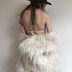 Faux fur vest